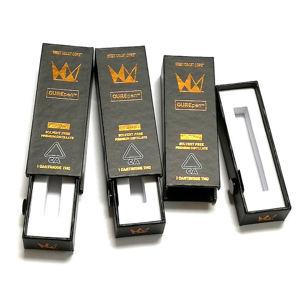 

Curepen Box Vape Cartridges Package For Premium 1.0ml Ceramic Coil Gold Th210 Th205 Cartridge Atomizer Flavor Stickers DHL Free