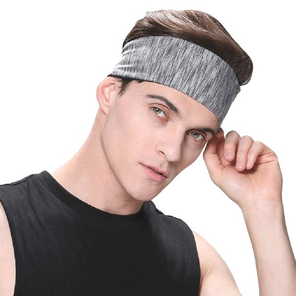 

bicolor yoga sport sweat headband for men and women yoga hair bands head sweat bands sports safety absorbent cycling, Yellow;black