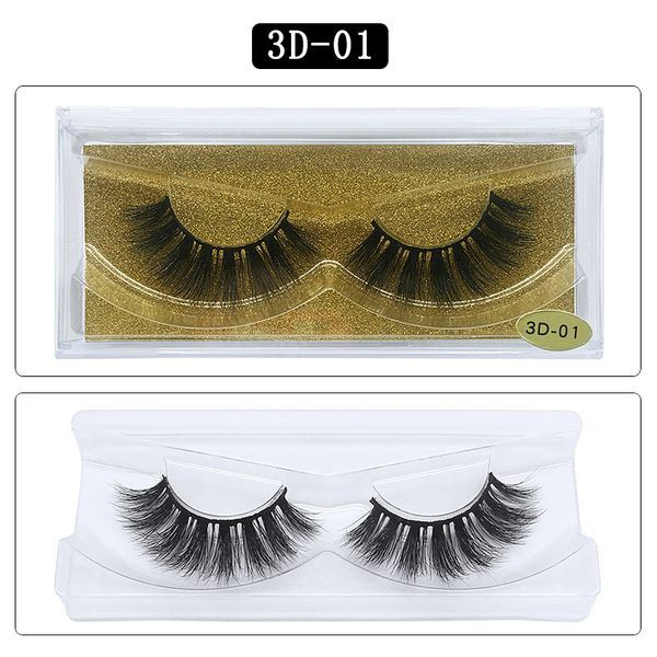 

premium mink 3d hair false eyelashes handmade reusbale fake lashes real mink fur hair super soft eyelash extensions drop shipping