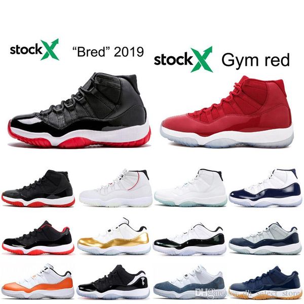 

stock x bred 11 basketball shoes 11s concord 45 cap and gown platinum tint space jam win like 82 women mens trainers sneakers