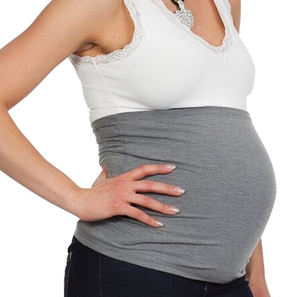 

new cotton pregnant women bellyband maternity belt waist toning back support belts abdominal binder underwear maternity clothing, White