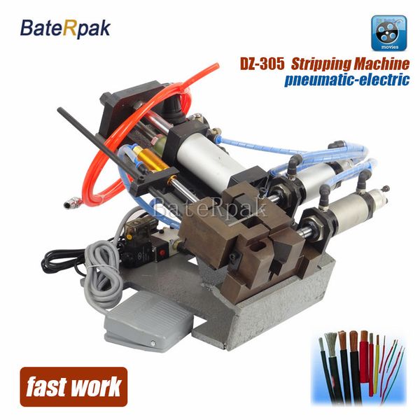 

dz-305 baterpak pneumatic cable stripping machine,wire plasitc peel off machine,electric wire stripper,110v/220v,max.dia5mm