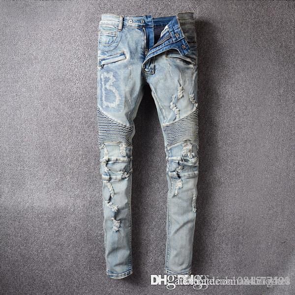 

мђжка 19ss Ѭоко дизайнеѬ джин одежда мода бѬки мђжкие пѬоме па колла Blue