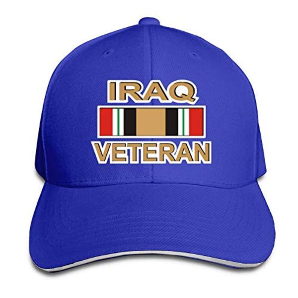 

disar-т ирак veteran с лентой унисекс регулируемая бейсболки спорт на открытом воздухе hat summer 7 цветов hip hop подогнанную cap мода, Blue;gray
