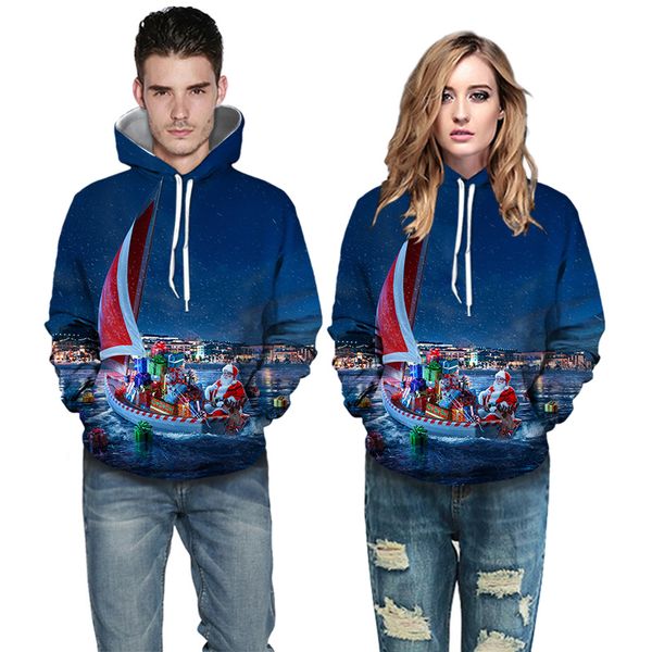 

2020 fashion 3d print hoodies sweatshirt casual pullover autumn winter streetwear outdoor wear women men hoodies 22609, Blue;black