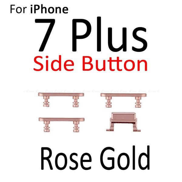 

10psc new for iphone 7 7 plus volume vibrate key switch power lock side button full set housing replacement parts