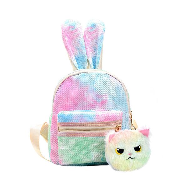 sequin kids backpack
