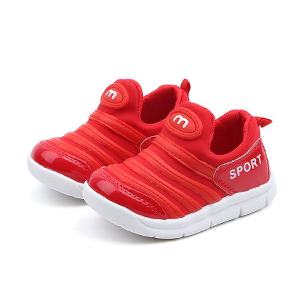 

детского конструктор кроссовки luxury solid color sportshoes для мальчиков активных мод девочек ижфкны-на плоских ходунки детей обуви 3 styl, Black