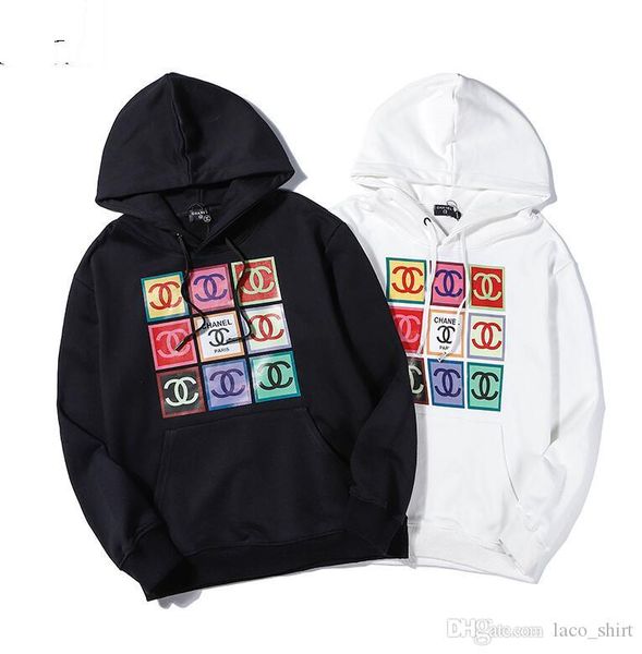 

2019 new mens hoodie stone sweatshirt men women sweater hoodie long sleeve pullover hoodies streetwear fashion white island sweatershirt, Black