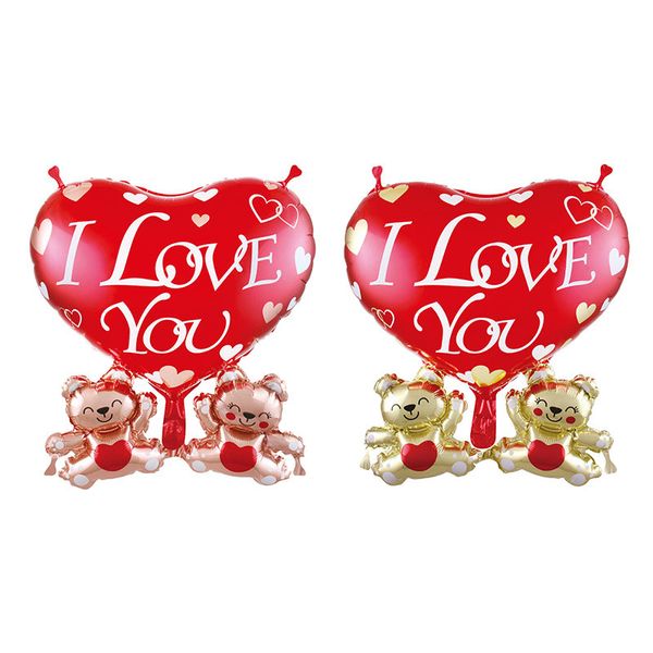 Dia dos Namorados Eu te amo balão de coração balões coração-em forma de balões de casamento decoração dos desenhos animados balões de festa decoração balão bh2951 tqq