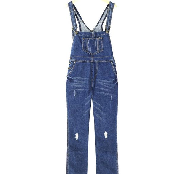 

women girl washed denim bodysuit ladies casual jeans hole rompers womens jumpsuit overalls ripped denim jumpsuits, Black;white