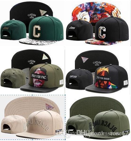 

good quality new caps cayler & sons snapbacks casquette outwear grasses printing snapback caps dad hats for man woman sport headwears, Blue;gray