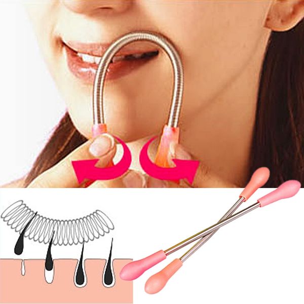 

face facial hair spring remover stick removal threading beauty tool epilator 300pcs