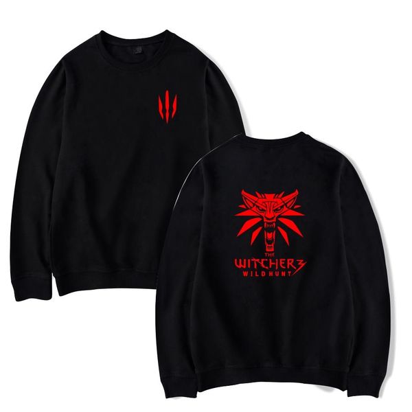 

the witche 3 sweatshirts autumn long sleeve thick o-neck fleece loose hoodies outerwear hoodies the witche 3