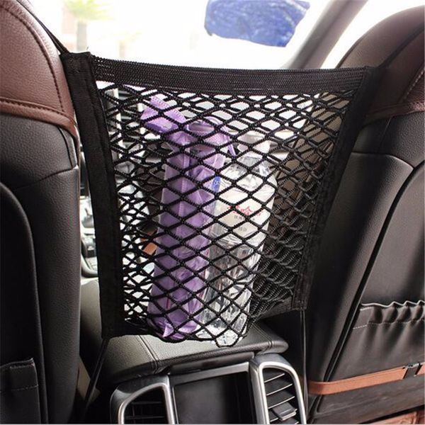 

universal car organizer back seat mesh storage bag auto car net organizer for bag luggage pets children kids disturb ser