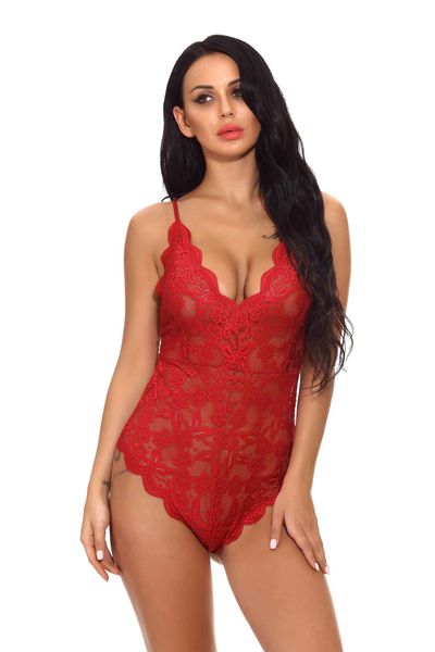 

new women onepiece lingerie corset lace deep vneck underwear for women bodysuit temptation vneck backless lingerie femme, Black;white