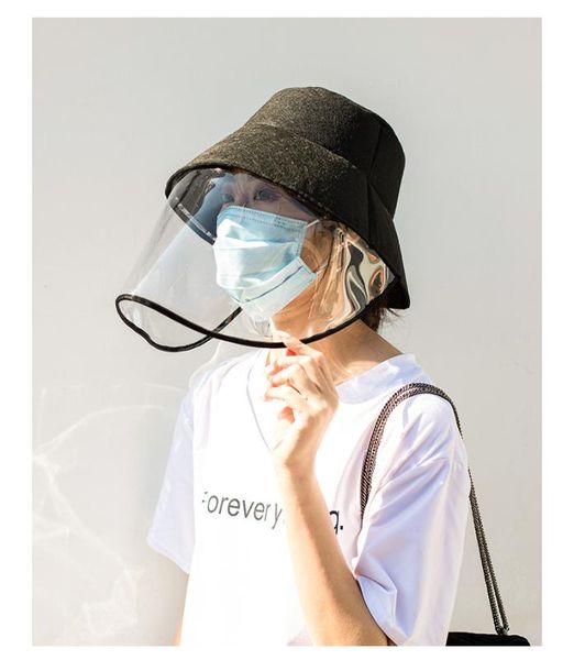 

29/5000 protective helmet mask isolates virus mask fisherman's hat covers face to prevent water droplets and protect eyes