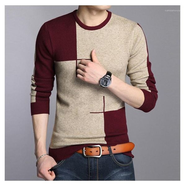 

одежда обшитые панелями мужские дизайнерские свитера тонкий аппликация круглый воротник пуловер мужские свитера повседневные мужчины с длинн, White;black