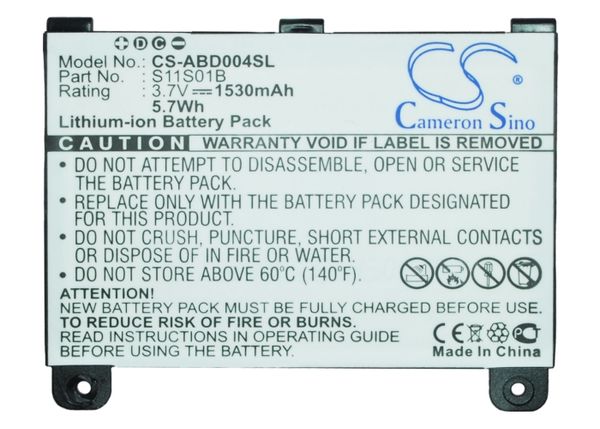 

cameron sino 1530mah battery s11s01b for amazon b003b0a294563b74, d00701, d00701 wifi, kindle dx dxg, s11s01a