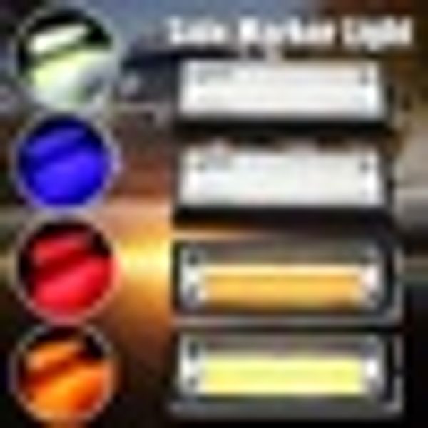 

trucks led side marker indicator lights for trailer lorry dc12v 24v cob led side signal light lamp reversing light waterproof