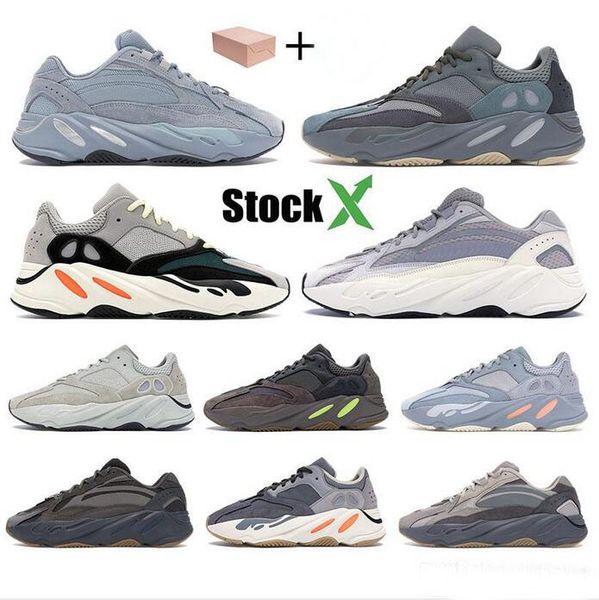 

reflective 700 wave runner kanye west v2 solid grey static magnet teal carbon blue runing shoes men designer shoes women static sneakers
