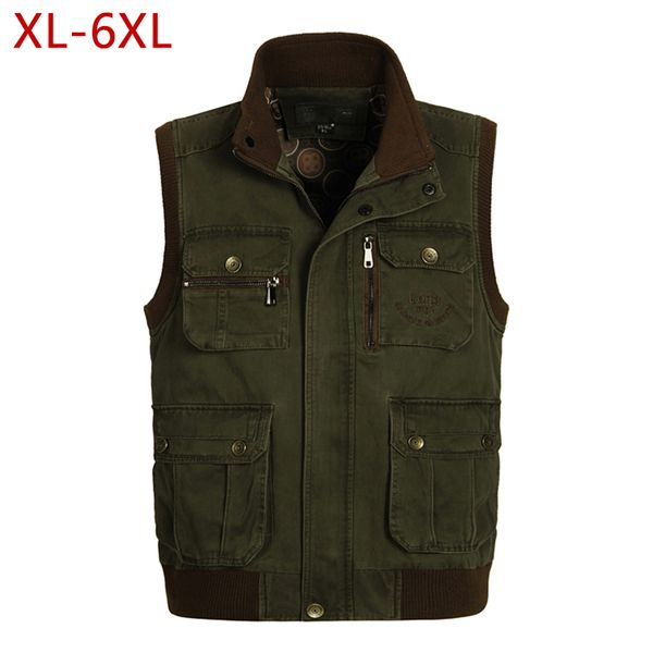 

classic mens vest with many pockets for summer casual pgrapher work khaki multi pocket sleeveless jacket waistcoat chalecos, Black;white