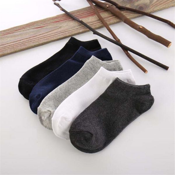 

3pairs/lot men socks cotton spring summer and autumn comfortable breathable white black short socks man's invisible