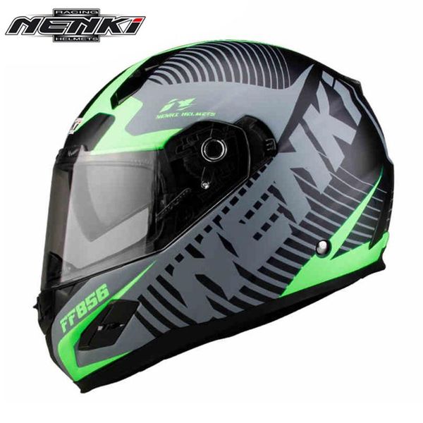 

nenki motorcycle helmet fiberglass shell street moto touring helmet motorbike racing riding full face dot certification