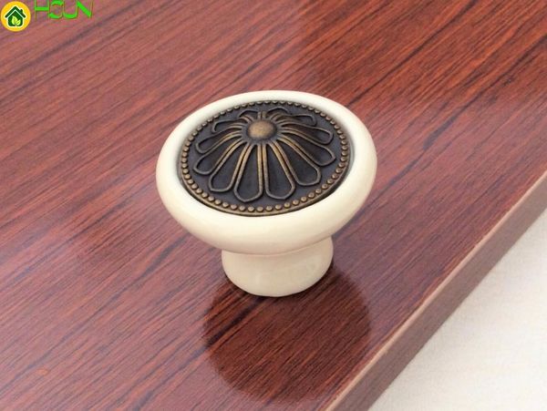 2019 Retro Ceramic Knobs Drawer Knobs Handles Pulls Kitchen