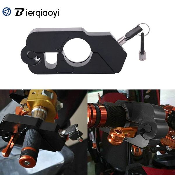 

motorcycle grip lock security theft protection handlebar lock brake clutch lever disc locking scooter atv dirt street bike red