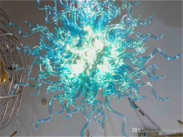 

made in china blue colored murano glass chandelier modern living room furniture murano glass decoration chandelier
