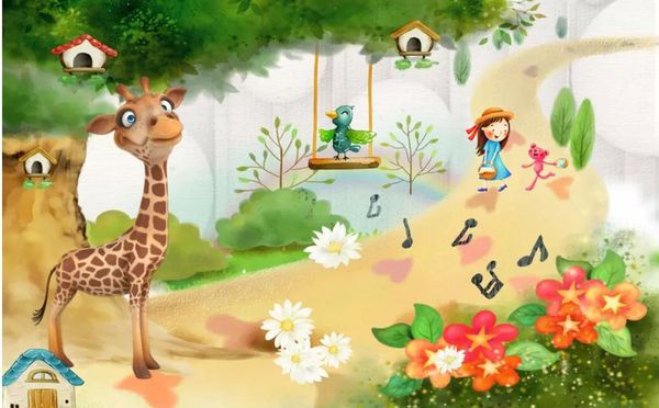 

beautiful scenery children's park animal mobilization children's room kids room