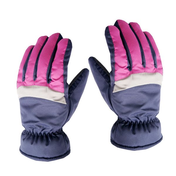 

men waterproof windproof women's winter skiing warm gloves outdoor riding full finger gloves 2018 new