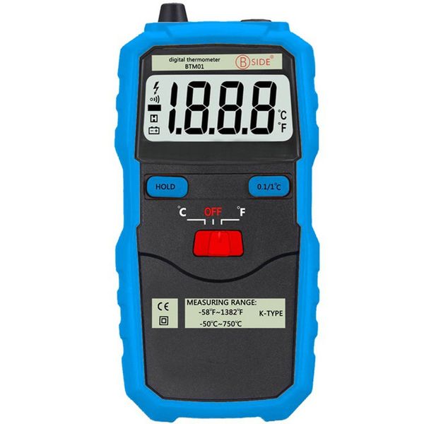 

digital thermometer -50~750 celsius portable lcd display digital thermometer c/f switch k type thermocouple temperature meter