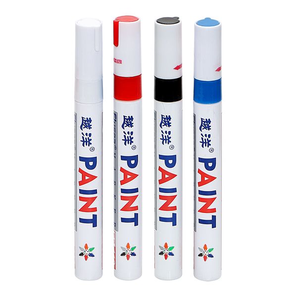 

leepee universal car-styling paint care for car tyre tire tread 4 colors paint pen marker