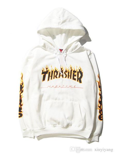 

new arrival lover's hip hop letter print sportswear sweatshirts men women fire letters print hooded sweater hoodies sizes m-2xl, Black