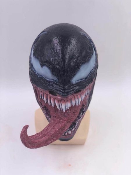 

the venom latex mask with long tongue venom latex horror mask beanie hat venom latex masks helmet halloween party props