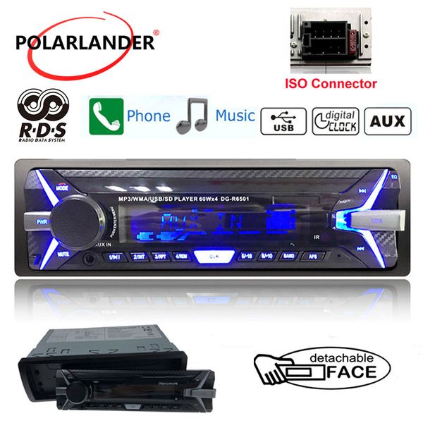 12v Bluetooth Car Radio Fm Stereo Aux In Mp3 Audio Player Usb Sd