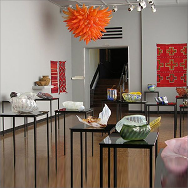 

special colorful flush mount ceicling lights customized colored led bulbs blown glass art chandeliers home lobby bar decoration -girban