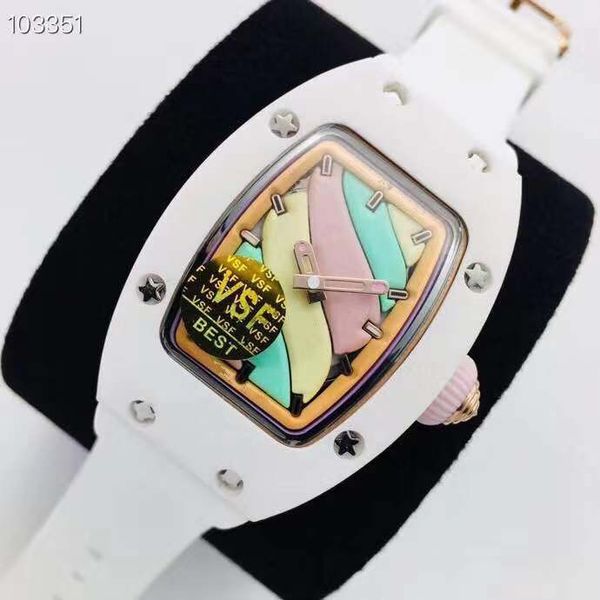 

kv copy of the latest style waterproof ladies watch luxury watch designer watches reloj de lujo, Slivery;brown