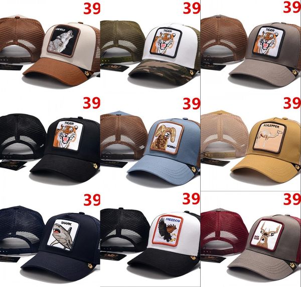 

Оптовые Дизайнерские Шляпы Casquette Trucker snapback Caps Вышивка Животных Для Мужчин Женские