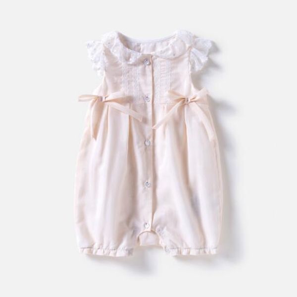

Ins New Infant romper baby kid climbing romper 100% cotton Lace bows romper girl kids summer rompers 0-2T Baby & Kids Clothing