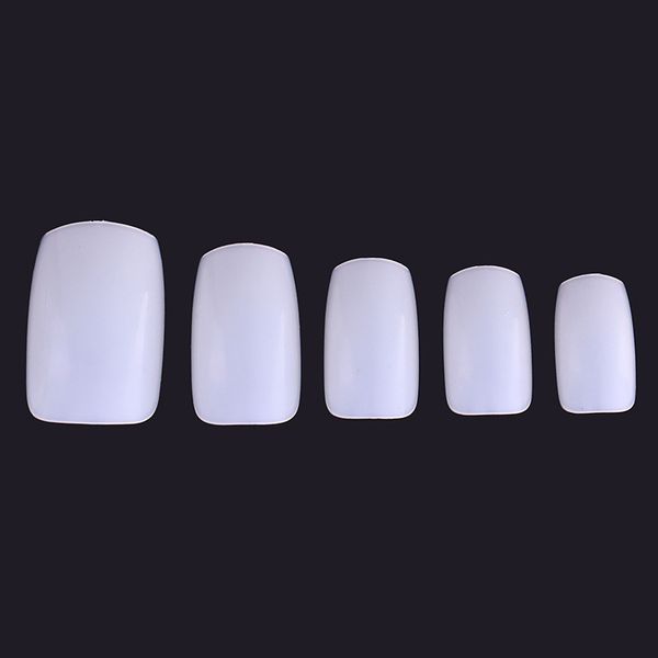 

100 pcs/box false nails with case practice polish gel artificial fake tips salon diy nail art ---ms, Red;gold