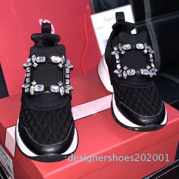 

frame 2020 luxury designer shoes crystal decorative reflective casual shoes flat bottom ladies fashion superstar sports shoes d01, Black