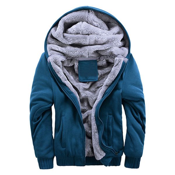 

men's sweater hooded autumn and winter clothing male korean sports plus velvet thick men's jacket, Black;brown