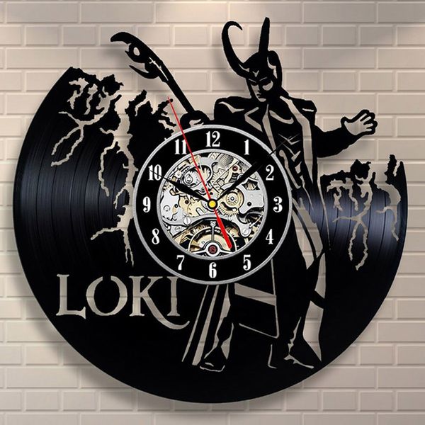 4 Avengers Vinyl Record Wall Clock Modern Design Marvel Comics