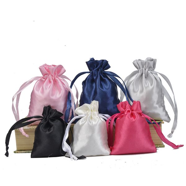 

drawstring satin bag silk gift bags packaging wedding bags with candy bag