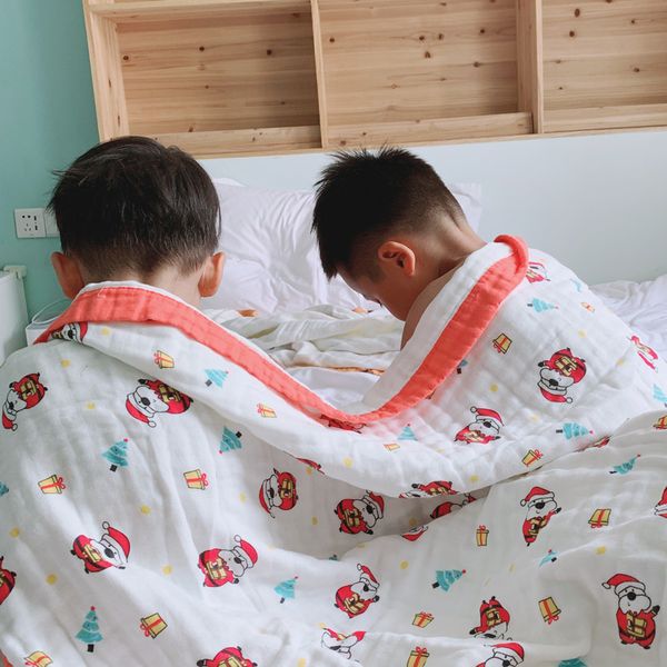 

baby blankets children bedding newborn swaddle blankets cotton 6 layers gauze baby wrap bath tower summer thin quilt 110*110cm