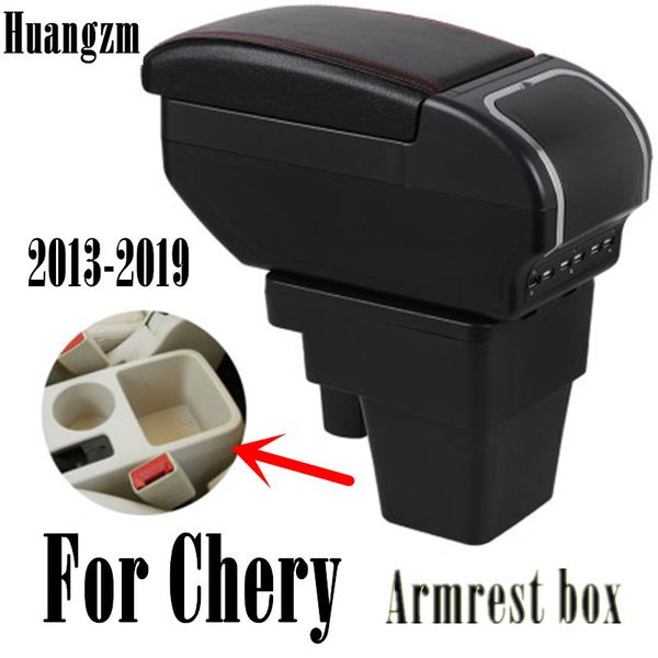 

car armrest central store content storage box for chery a13 very celer fulwin 2 2013-2019 2014 2015 2016 2017 2018