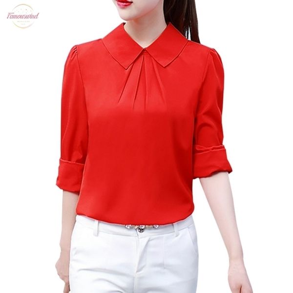 

2020 women blouses shirts new fashion femme turn down collar long sleeve white blouse